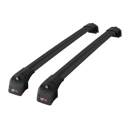 Compatible with Jeep Grand Cherokee 4 (WK2) 2011-2020 ACE-2 Car Roof Rack Cross Bar Black Aluminium 2 Bars