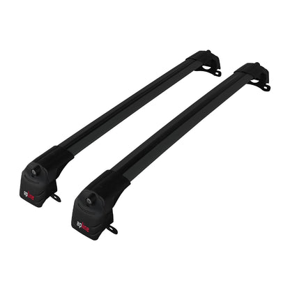 Compatible avec Honda CR-V 4 2012-2016 ACE-2 Barres de Toit Railing Porte-Bagages de Voiture Noir Aluminium 2 Barres