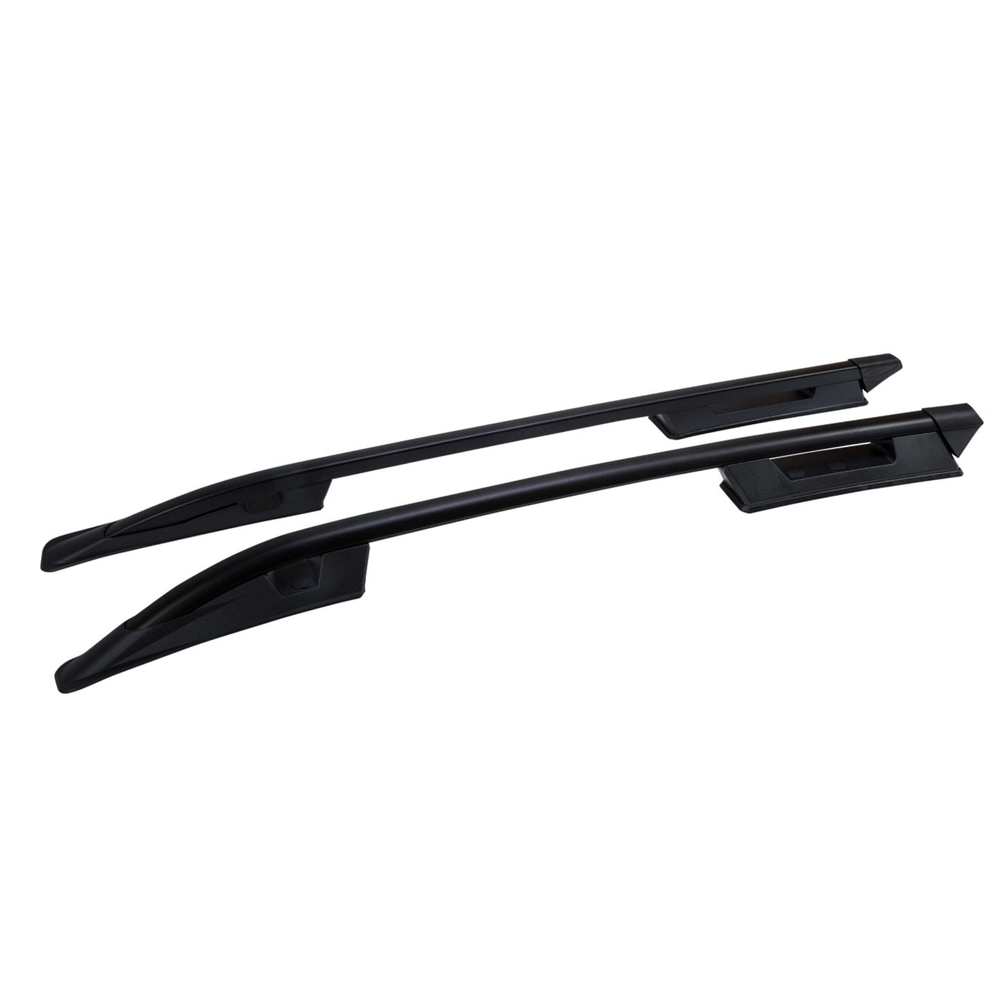 Compatible avec Mitsubishi Triton 4 2006-2014 (Empattement Court L1/H1) Rails de Toit Porte-bagages sur le Toit (Modèle Adhésif) Noir