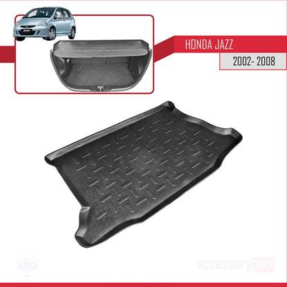 Tapis de Coffre pour Honda Jazz 2002-2008 NOIR