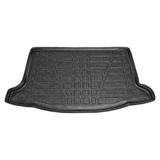 Compatible with Honda Jazz 3 (GK) 2015-2019 Flexible Trunk Mats Cargo Liner Black