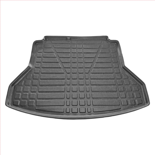 Compatible with Hyundai Elentra 6 2016-2020 Flexible Trunk Mats Cargo Liner Black