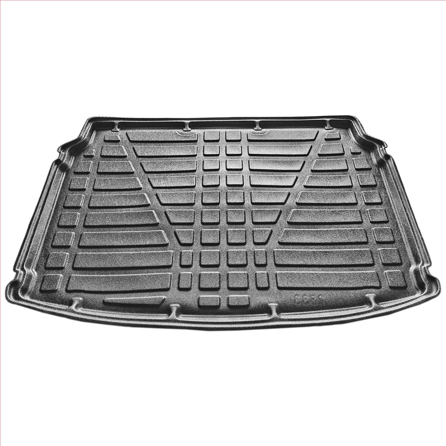 Compatible with Hyundai Bayon (BC3) 2021-2025 Flexible Trunk Mats Cargo Liner Black