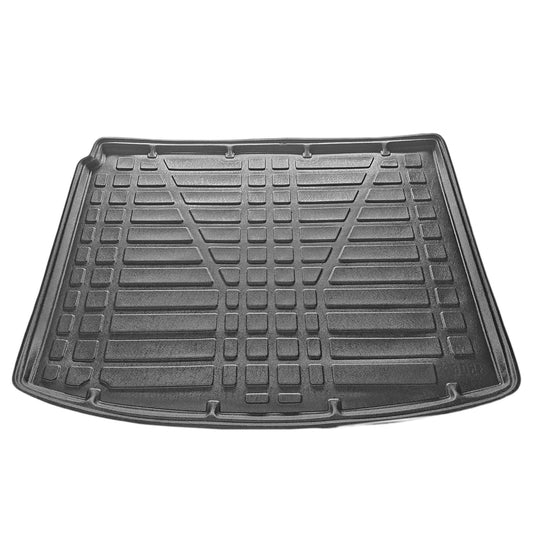 Compatible avec Peugeot 206 (T13) Berline 2007-2015 Flexible Tapis de Coffre Plancher de Chargement Noir