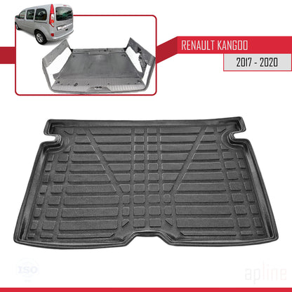 Tapis de Coffre pour Renault Kangoo COMBI 2016-2021 NOIR