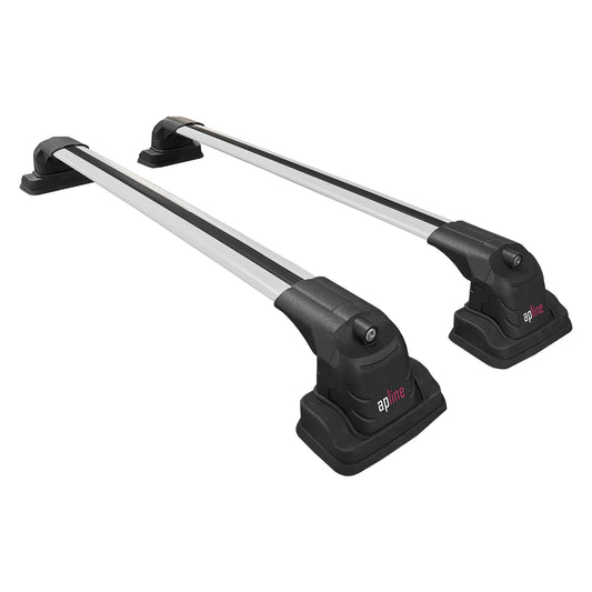 Compatible avec Volkswagen Amarok 2010-2022 ACE-3 Barres de Toit Railing Porte-Bagages de Voiture Gris Aluminium 2 Barres