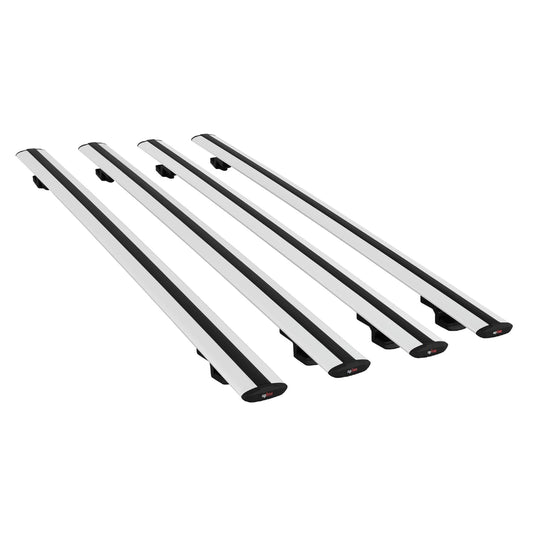 Compatible with Mercedes Vito 3 (W447) 2014-2025 BASIC Model Car Roof Rack Cross Bar Grey Aluminium 4 Bars