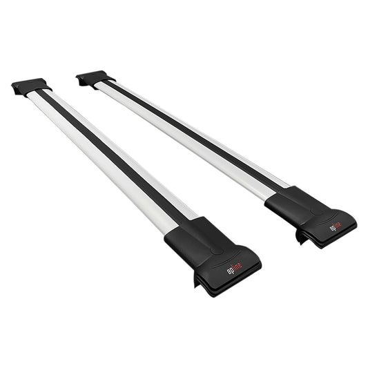 Compatible avec Chevrolet Traverse 2018-2024 FLY Model Barres de Toit Railing Porte-Bagages de Voiture Gris Aluminium 2 Barres