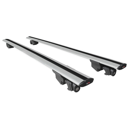 Compatible with Renault Koleos 2 (HC) 2017-2024 HOOK Model Car Roof Rack Cross Bar Grey Aluminium 2 Bars