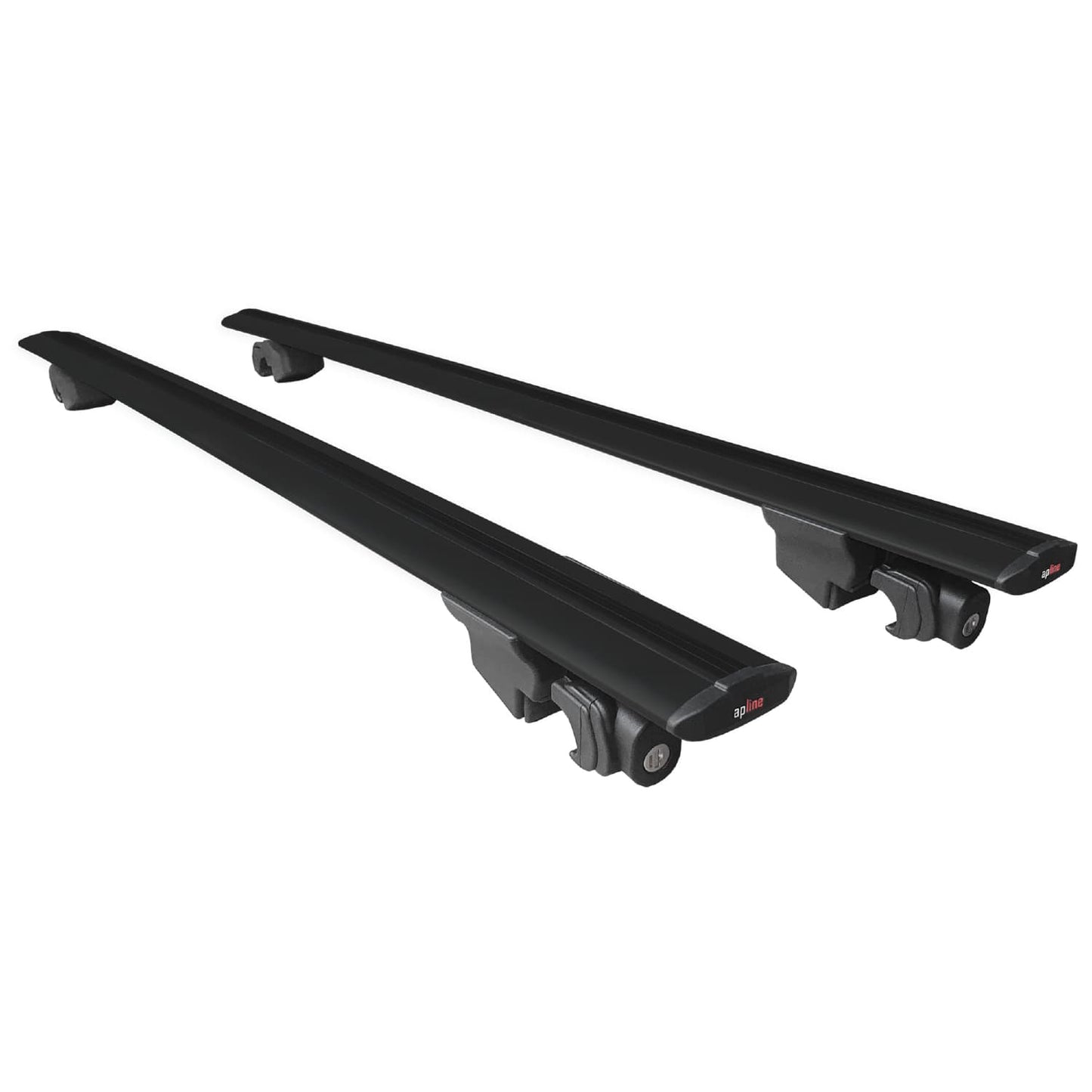 Compatible with Mercedes E Class 3 (S211) 2004-2009 HOOK Model Car Roof Rack Cross Bar Black Aluminium 2 Bars