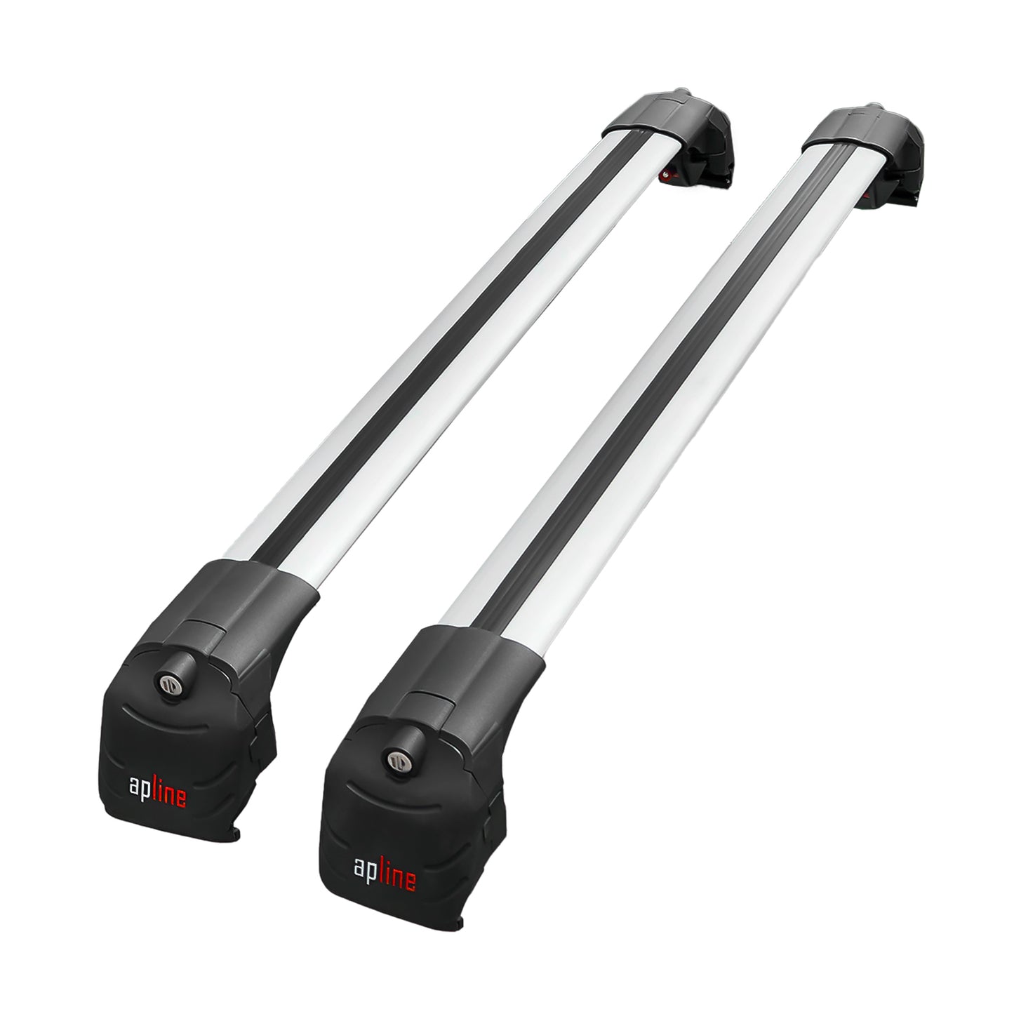 Compatible avec Jeep Compass J4U 2025-2026 ACE-2 Barres de Toit Railing Porte-Bagages de Voiture Gris Aluminium 2 Barres